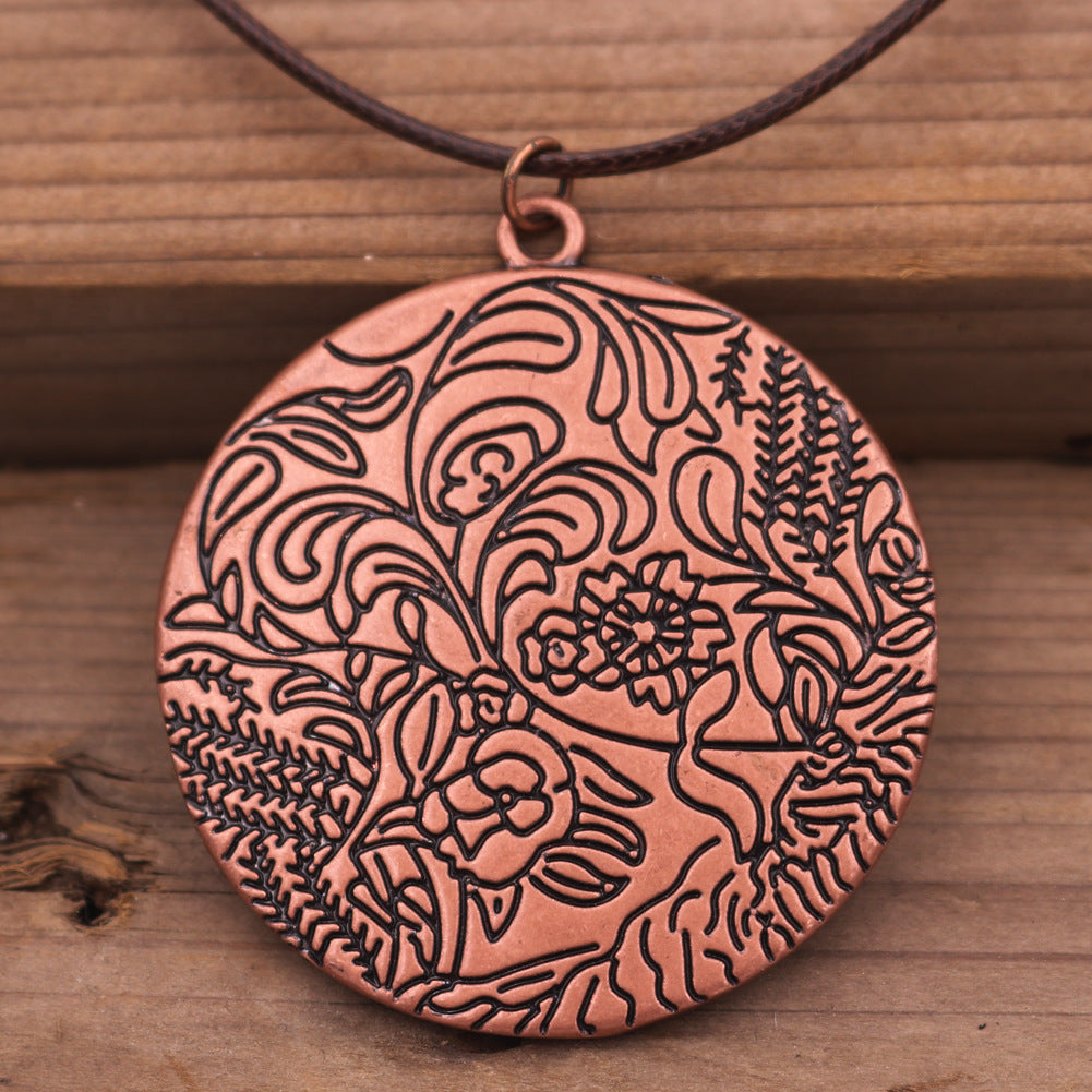 Mandala Totem Flower Necklace in Men's Jewelry Line