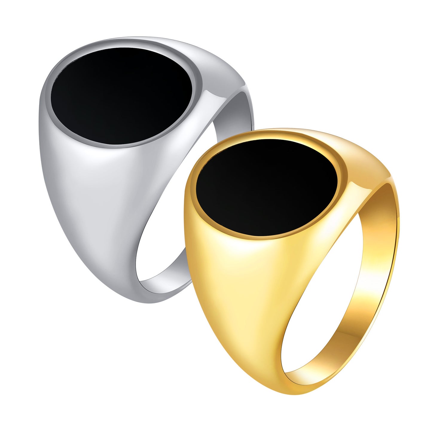 European And American Jewelry Stainless Steel Drip Ring Men