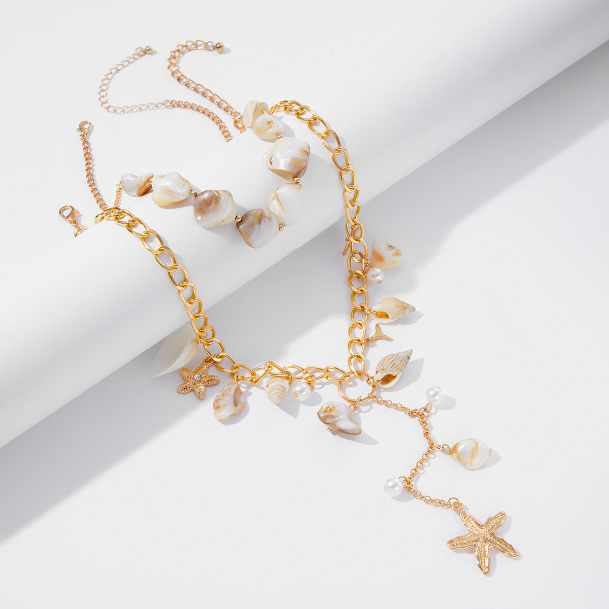 Planderful Vienna Verve Necklace – Elegant Summer Beach Design