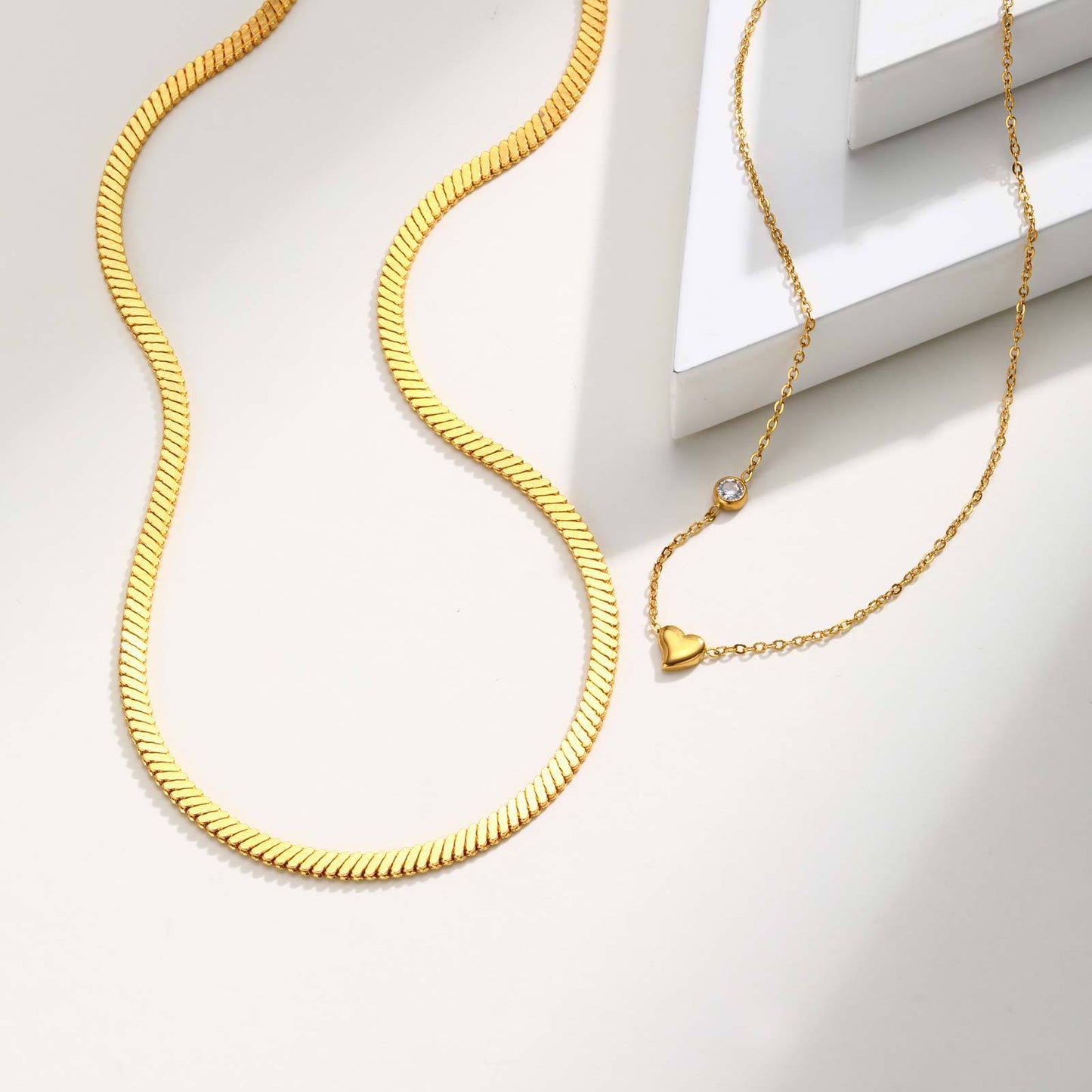 Blade Chains – Multi-Layer Love Necklace Stacked