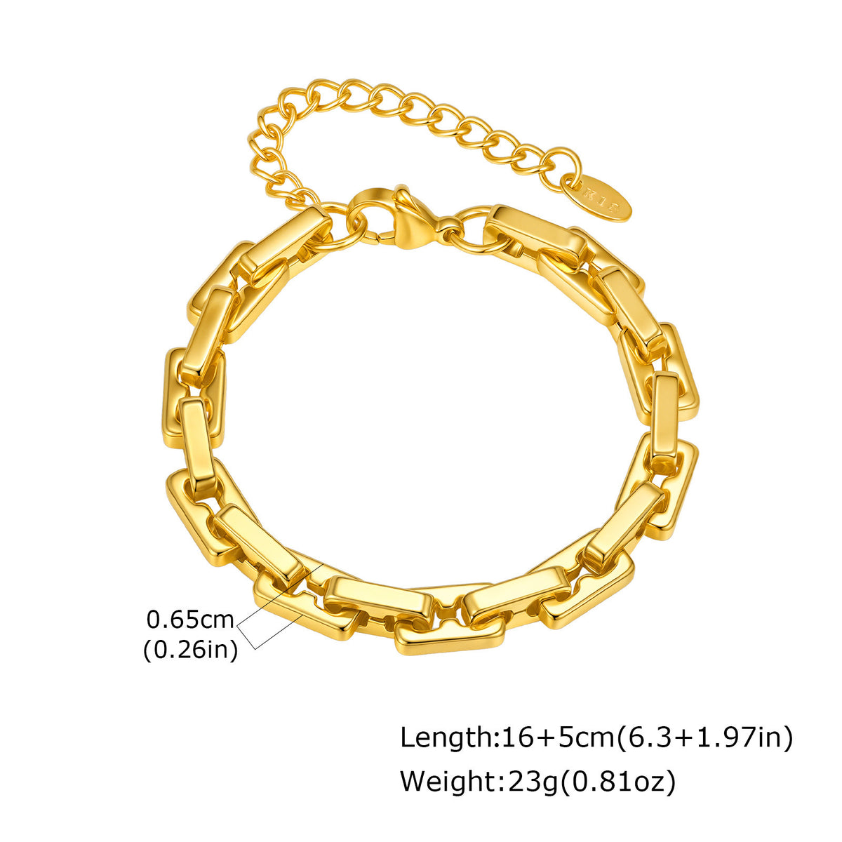 Hip-Hop Stainless Steel Bracelet Collection