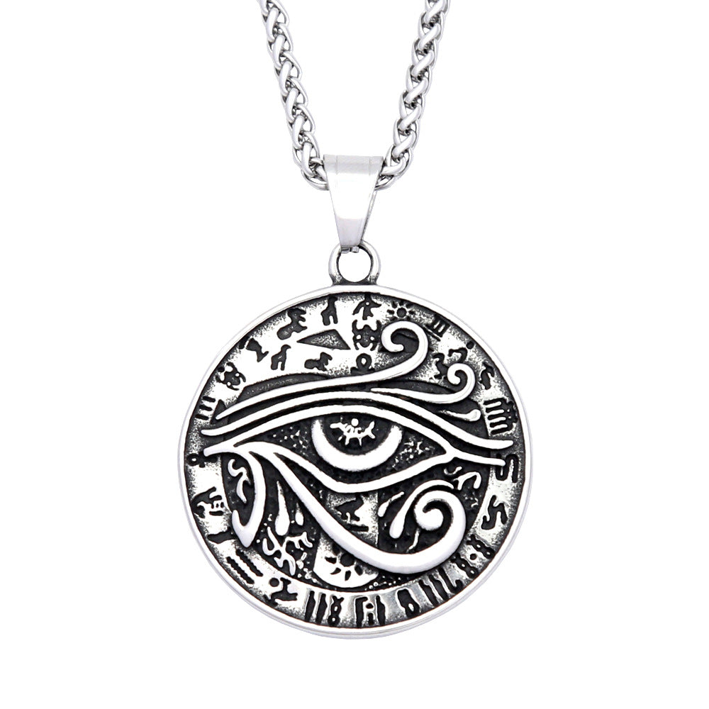 Cross-Border Amazon Vintage Egyptian Pharaoh's Eye Necklace