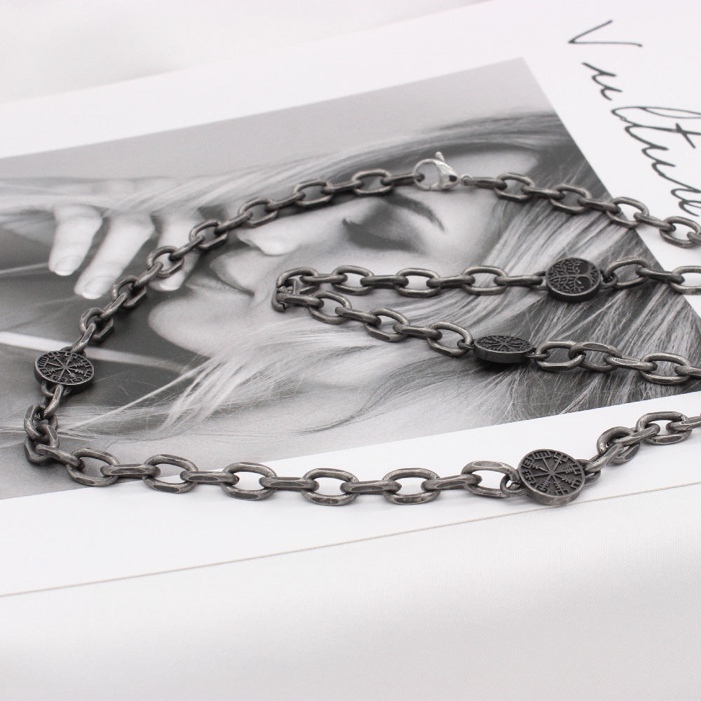 Viking Celtic Necklace Unisex Retro Jewelry With Bold Statement Protection Planderful