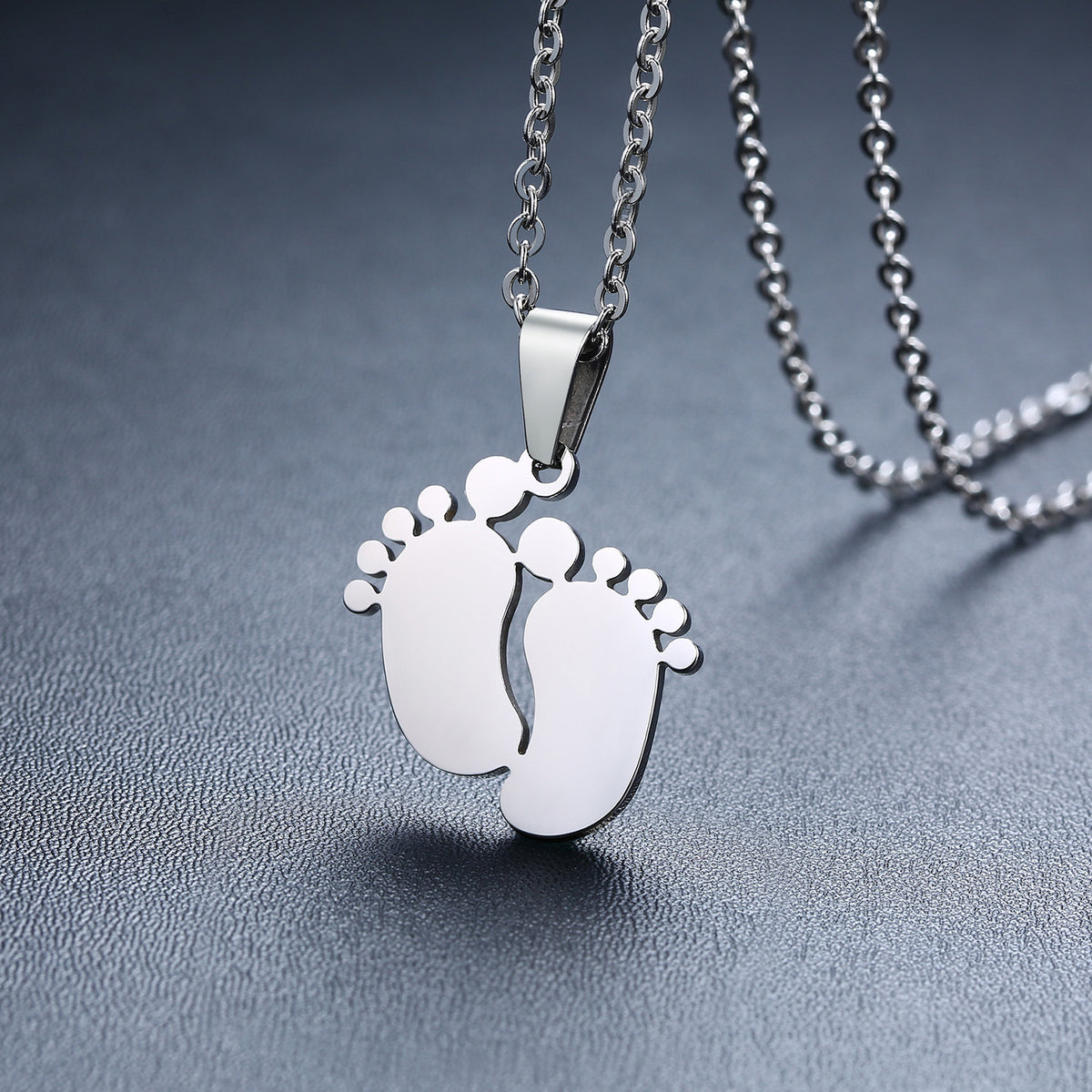 Foot And Stainless Steel Necklace Unisex
