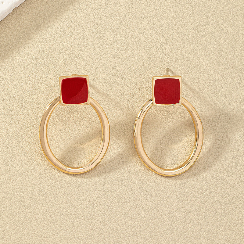 Planderful Vienna Verve Earrings – Simple Geometric Design for Daily Style