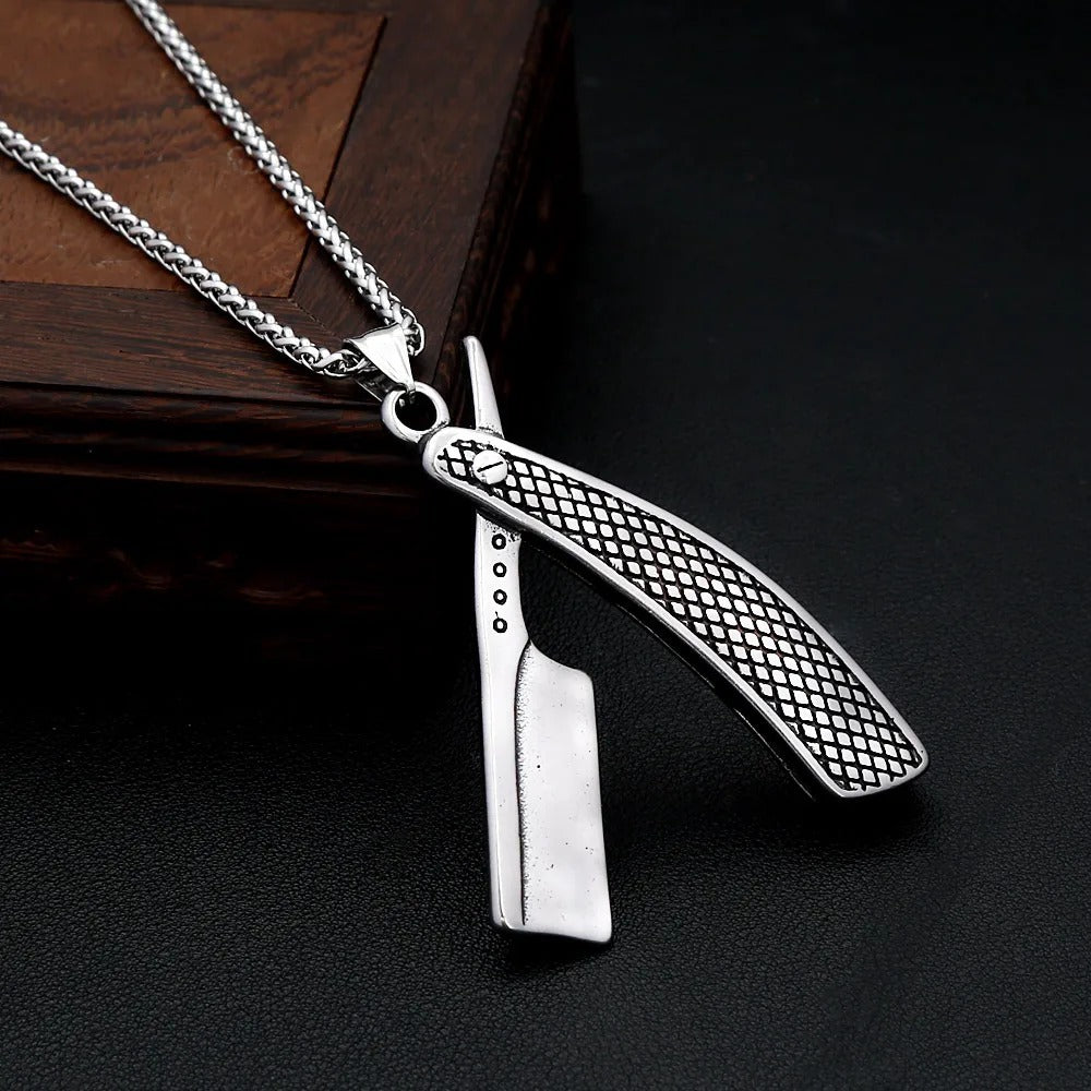 Punk Hip-Hop Stainless Steel Men's Pendant Necklace