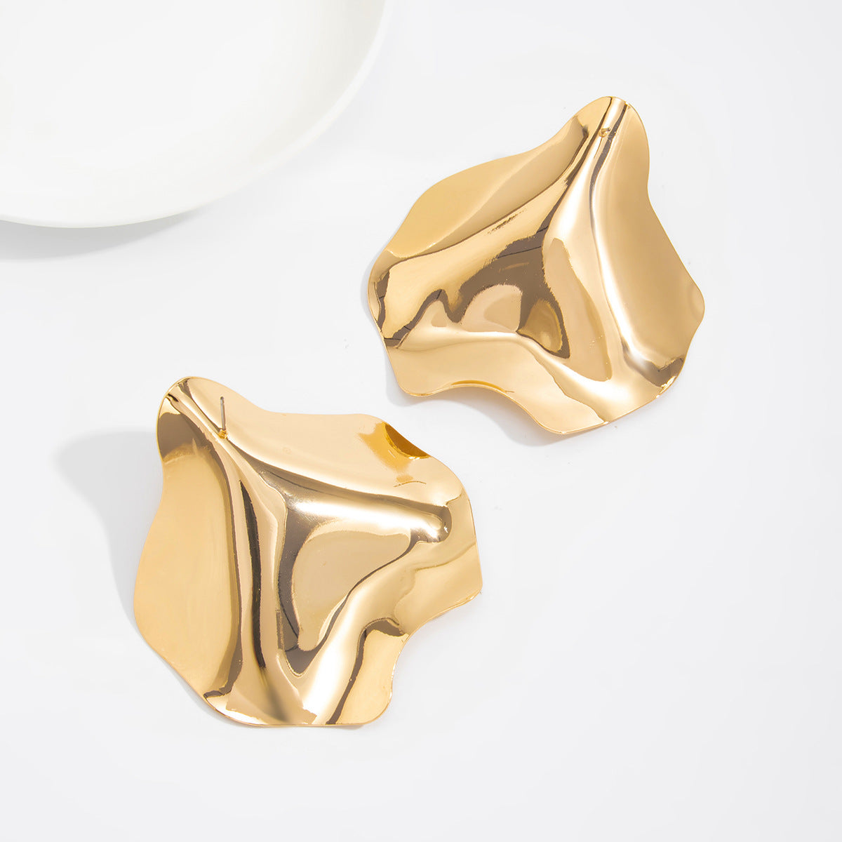 Planderful Liquid Metal Waterdrop Earrings Geometric Statement For Modern Women Vienna Verve