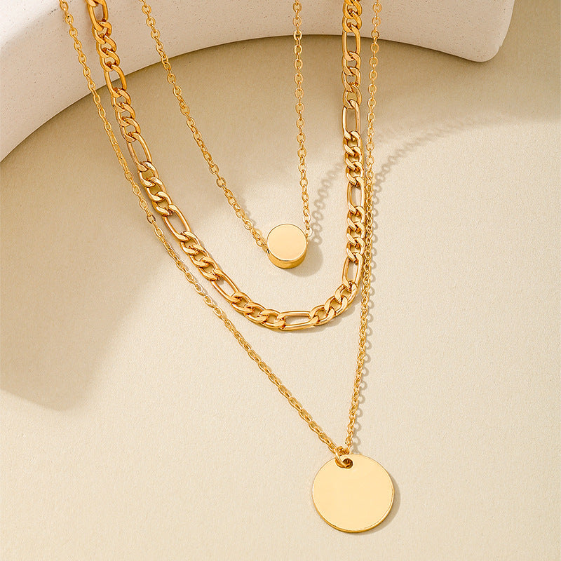 Planderful Vienna Verve Necklace – Elegant Retro Metal Design