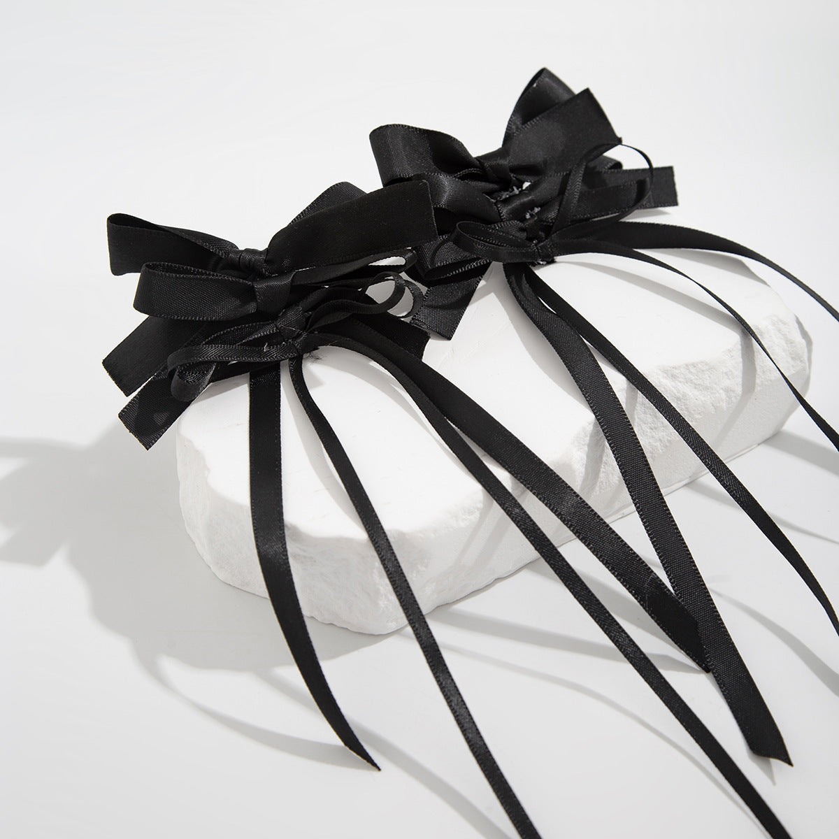 Planderful Bow Earrings Vienna Verve Four Layer Ribbon Long Streamer Statement For Women