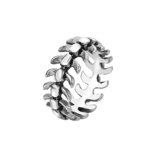 Lizard Keel Titanium Steel Ring for Men