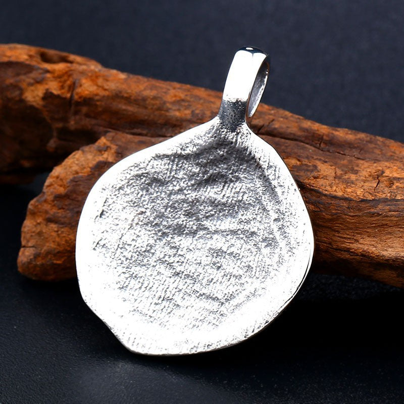 Retro Stainless Steel Wolf Head Pendant for Men - Personalized Titanium Steel Jewelry