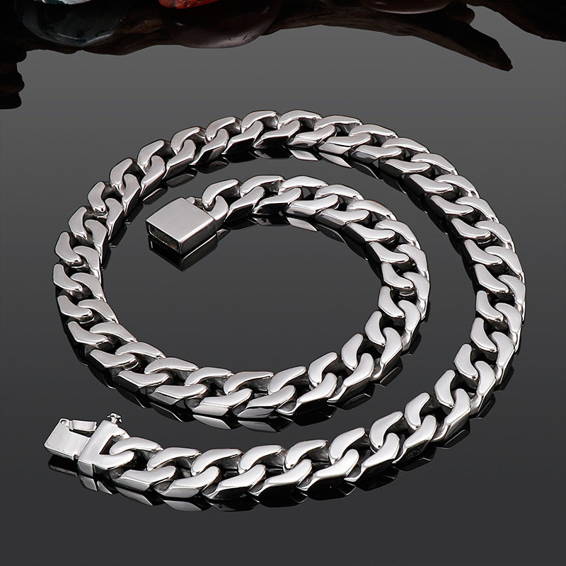 Stainless Steel Chain, Simple Atmosphere Titanium Steel Men's Necklace