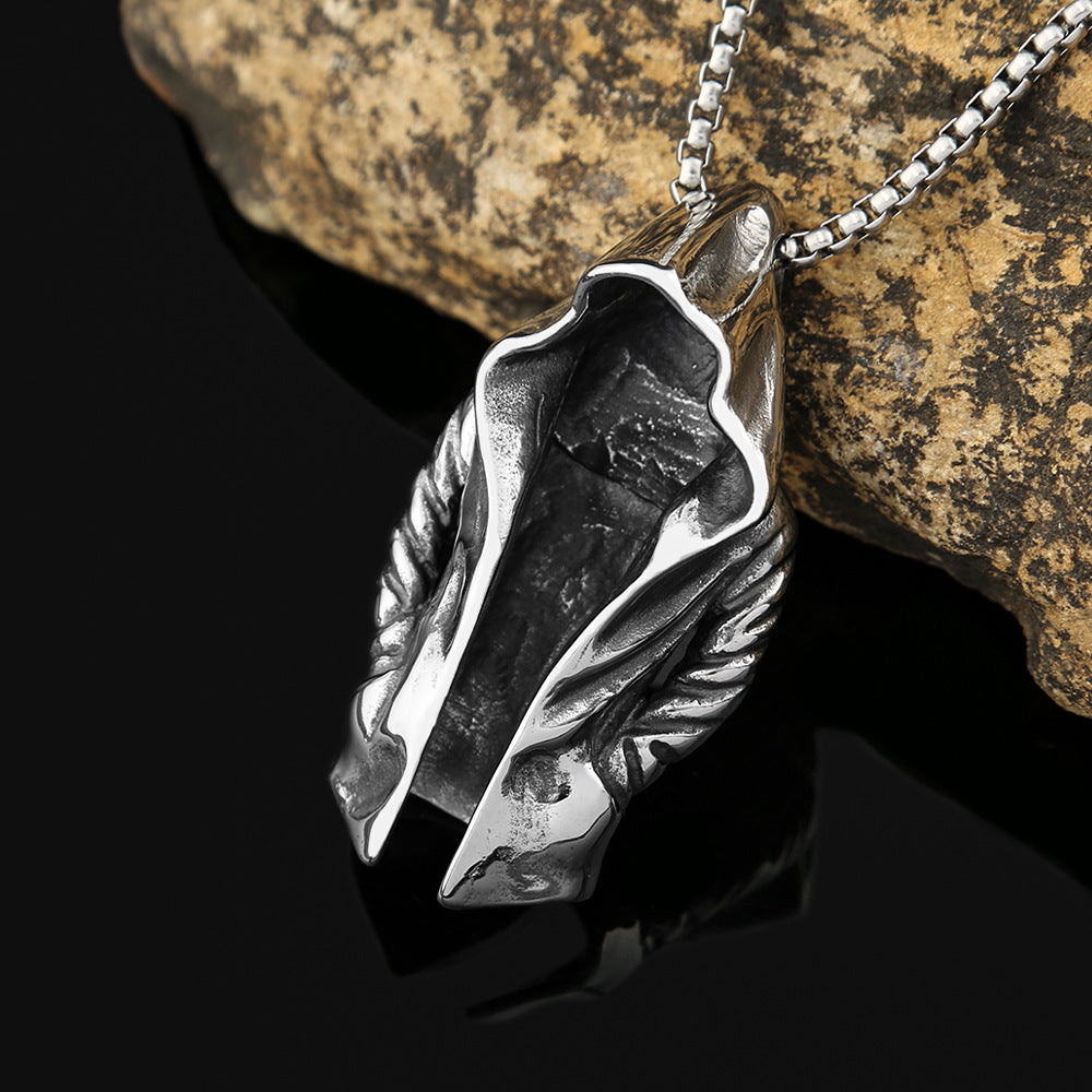 Cross-Border Special Supply Dark Wind Assassin Cape Pendant