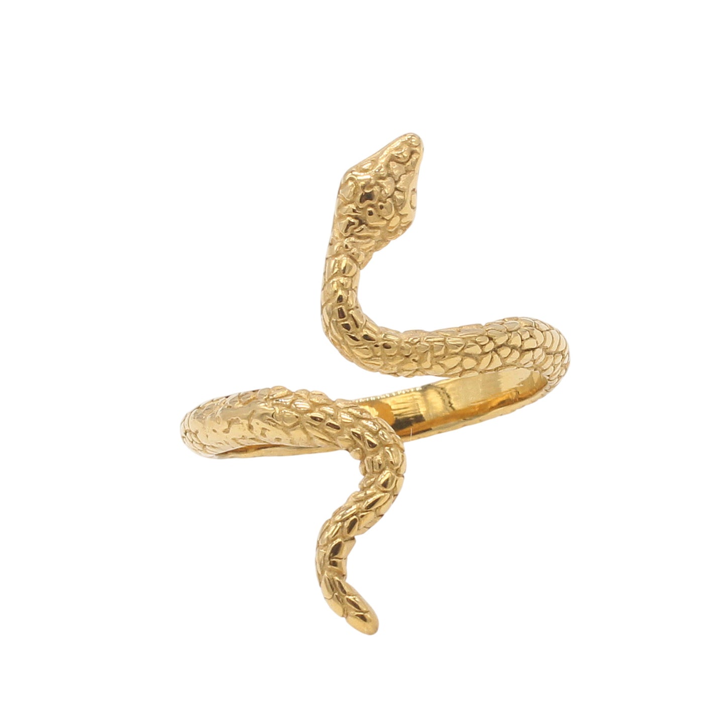 Planderful Jewelry Vintage Snake Ring In Stainless Steel Personalized European Design