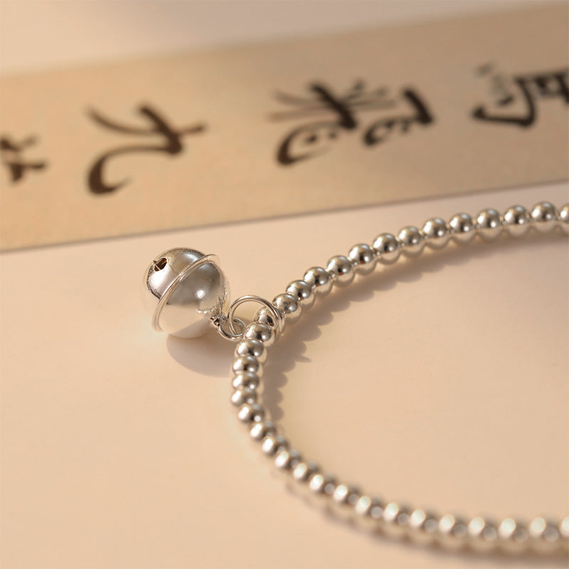 Stylish Sterling Silver Bracelet with Retro Design for Women
