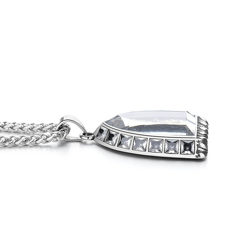 Steel Necklace – Elegant Chinese Buddha Style