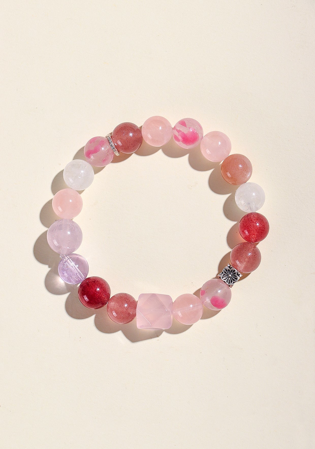 Planderful Fortune's Favor Bracelet – Fresh and Sweet Strawberry Crystal Design