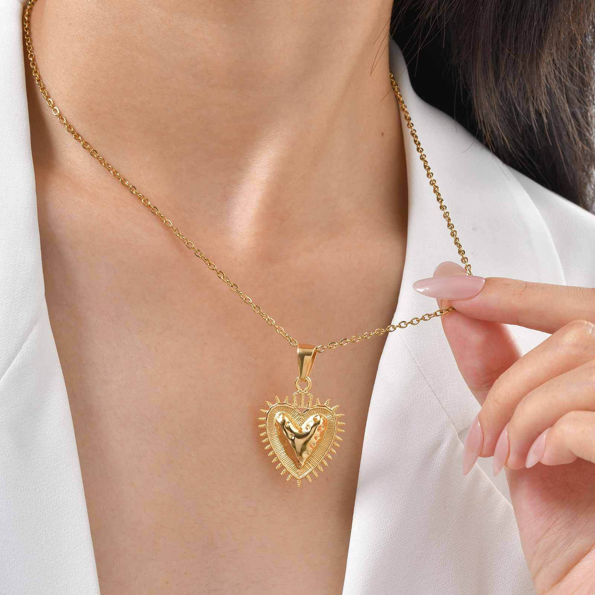 Heart Minimalist Stainless Steel Pendant