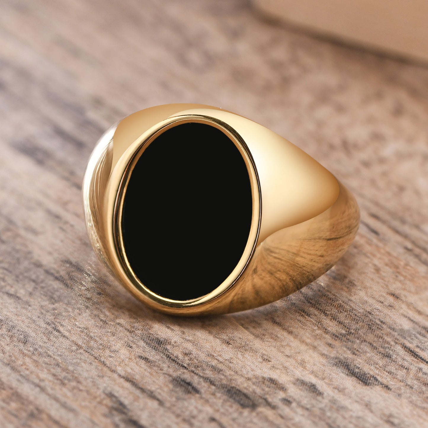 European And American Jewelry Stainless Steel Drip Ring Men