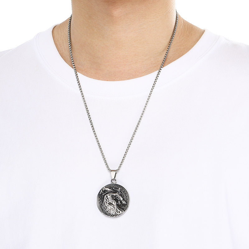 Planderful Celtic Knot Pendant Bold For Men Stainless Steel