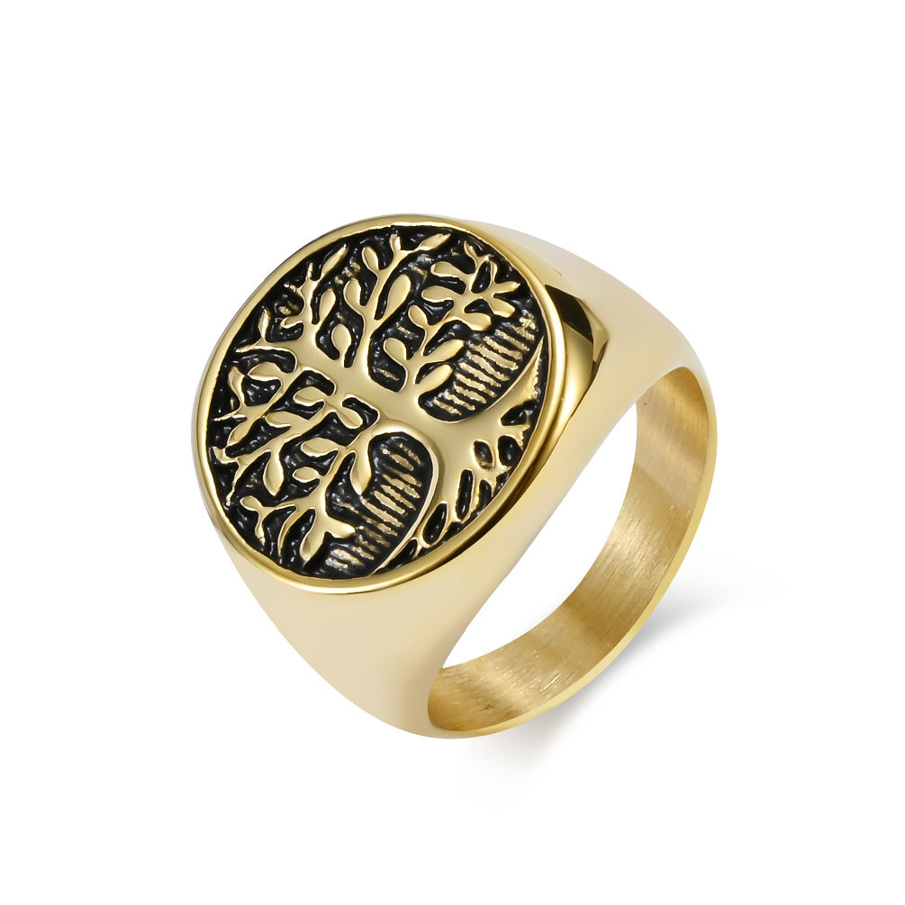Steel Ring – Vintage Hip Hop Style