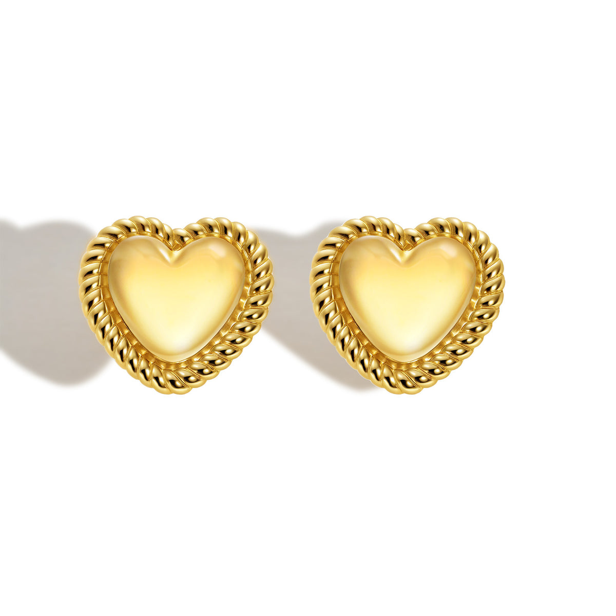 Stainless Steel Heart Earrings