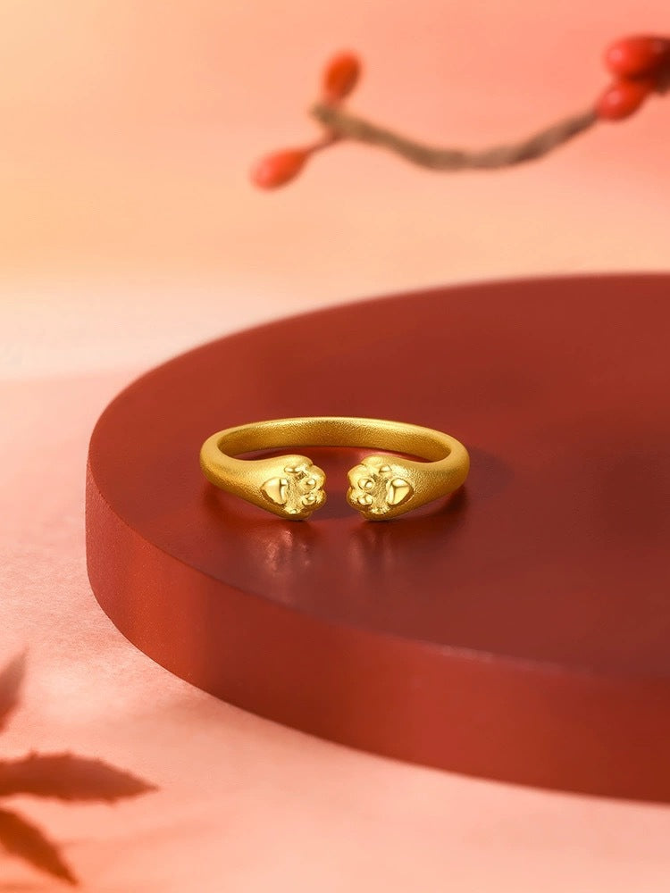 Planderful Everyday Genie Cat Claw Ring – Adjustable Sterling Silver Design