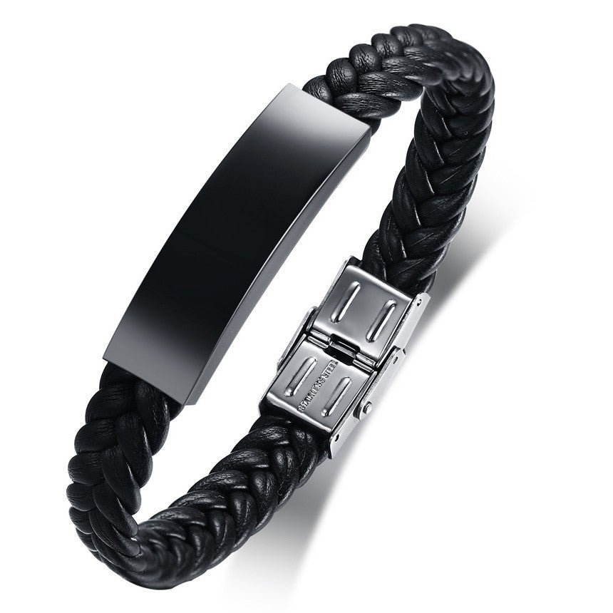 Black Stainless Steel Bracelet