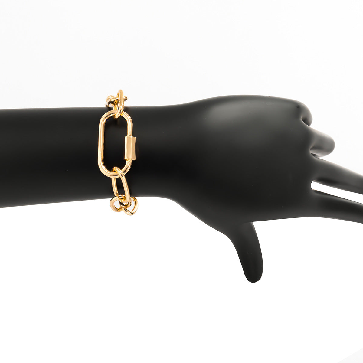 Elegant Punk Metal Necklace and Bracelet Set from Planderful Vienna Verve Collection