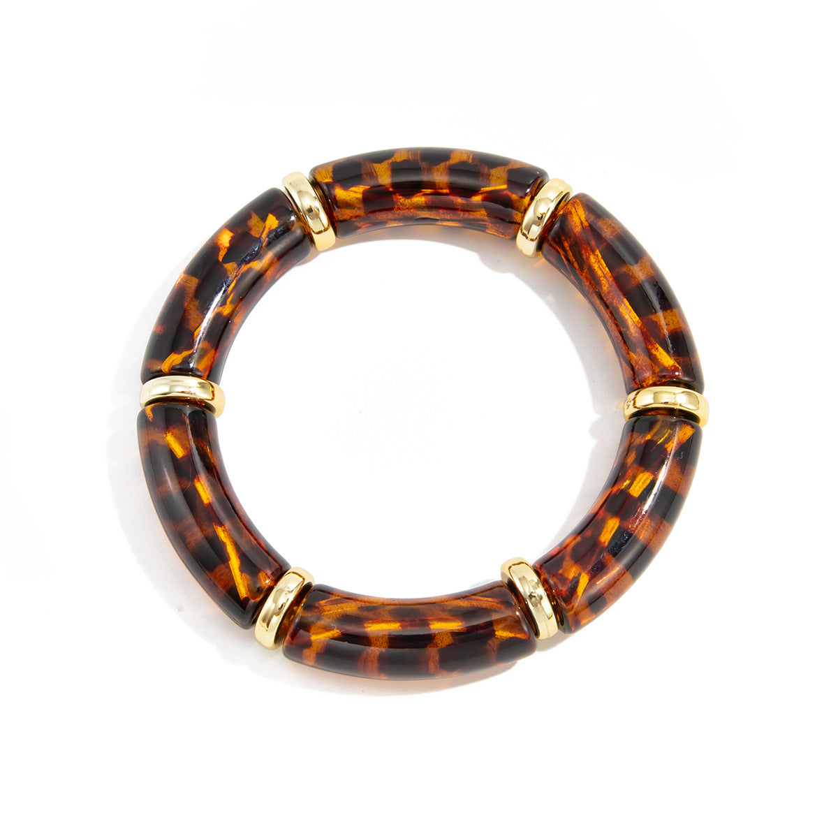 Planderful Leopard Print Elastic Bracelet Women Chic Statement Jewelry Vienna Verve