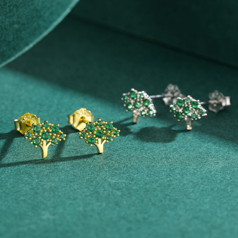 S925 Sterling Silver Japanese and Korean Countryside Vegetables Earrings