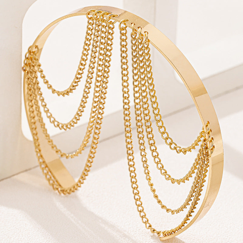 Planderful Vienna Verve Bracelet – Versatile Metal Fringed Design