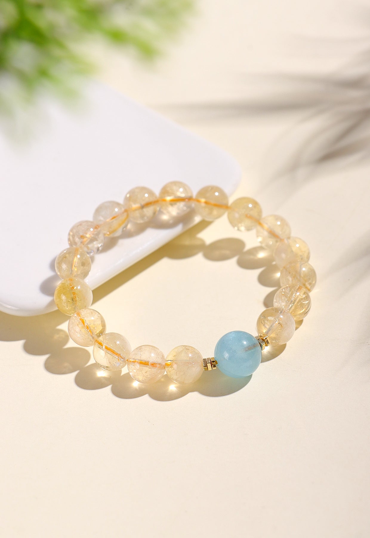 Planderful Fortune's Favor Bracelet – Premium Aquamarine Gemstone Design