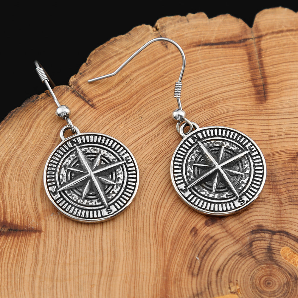 Amazon's New Men's Fashion Titanium Steel Viking Earrings