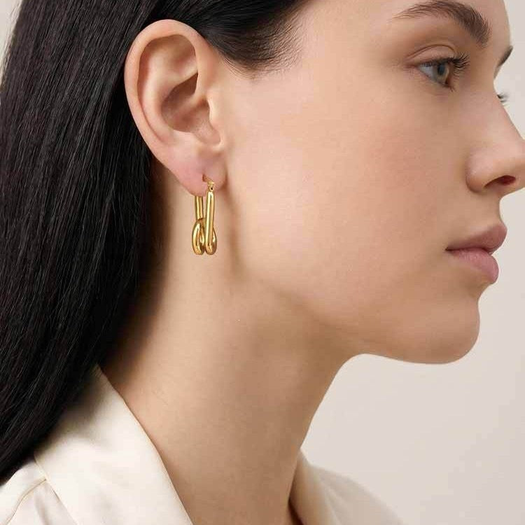 Modern Stainless Steel Earrings
