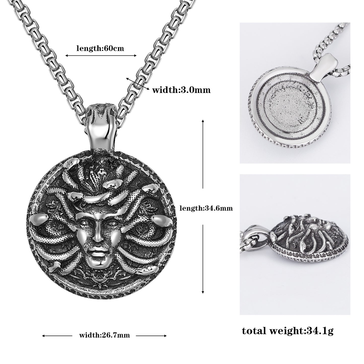 Steel Necklace – Statement Men's Necklace