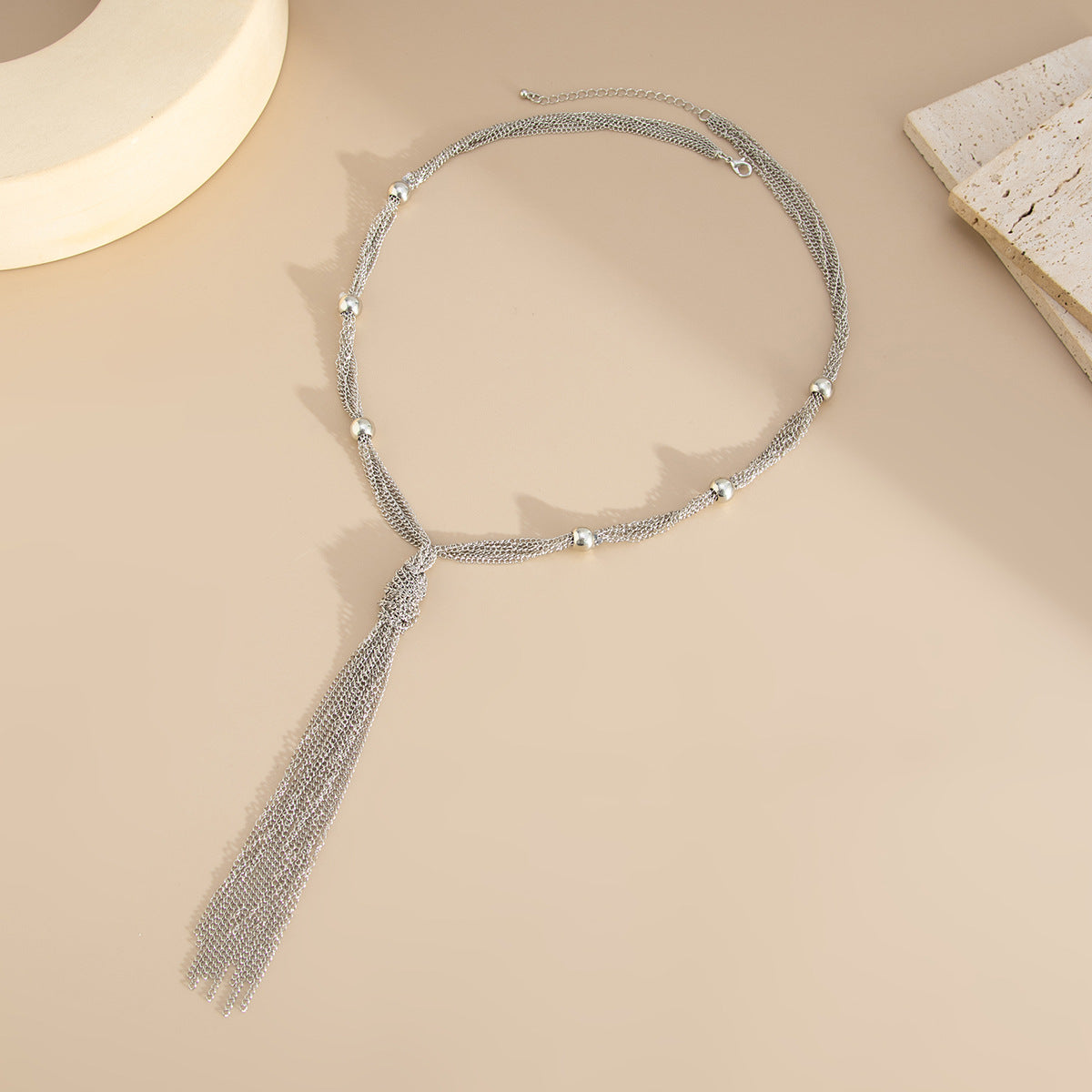 Planderful Vienna Verve Necklace – Stylish Multi-Layered Y-Shaped Design