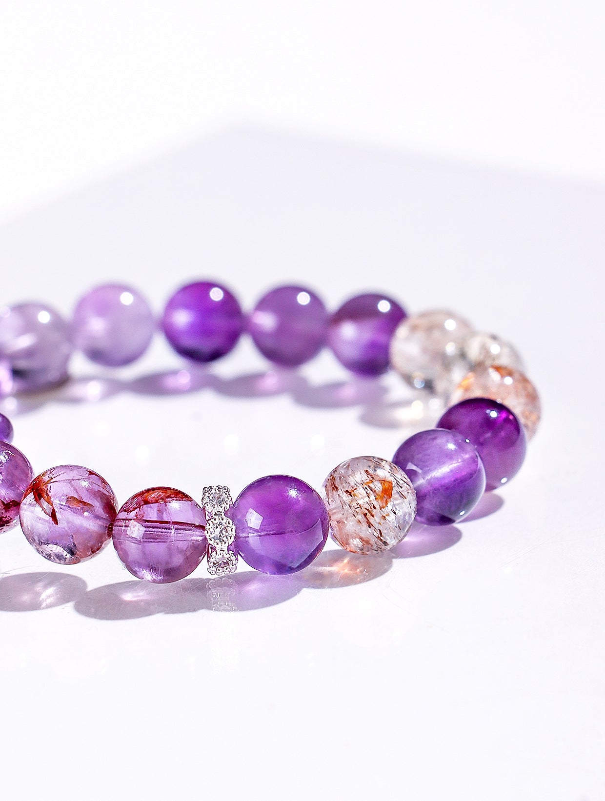 Planderful Fortune's Favor Bracelet – Natural Amethyst Crystal Design