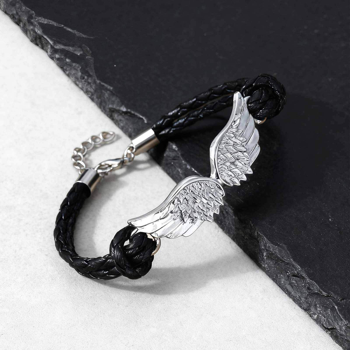 Black Stainless Steel Bracelet for Men