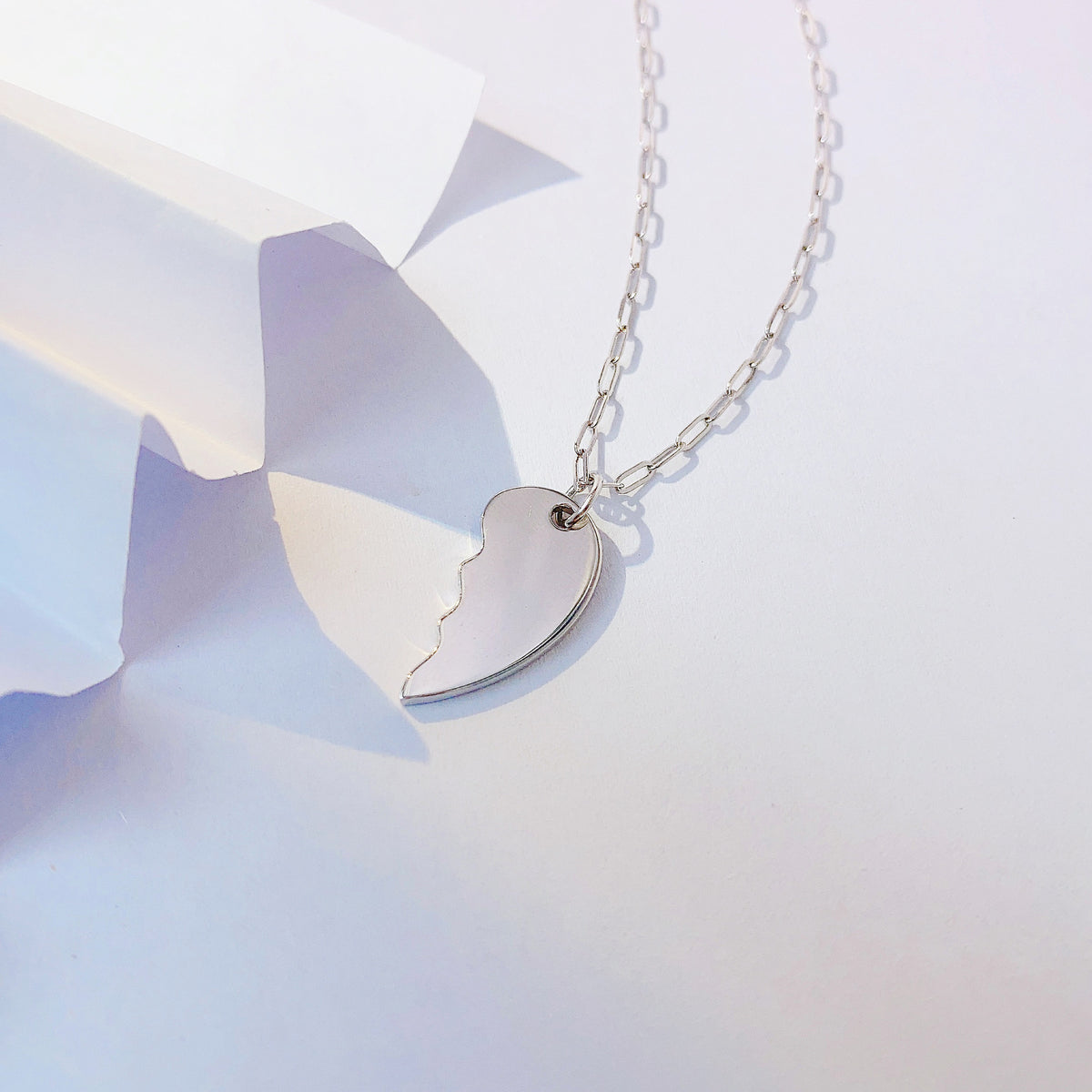 Heart Love 925 Sterling Silver Pendant Necklace
