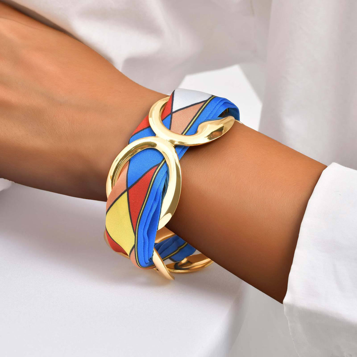 Geometric Minimalist Stainless Steel Bracelet