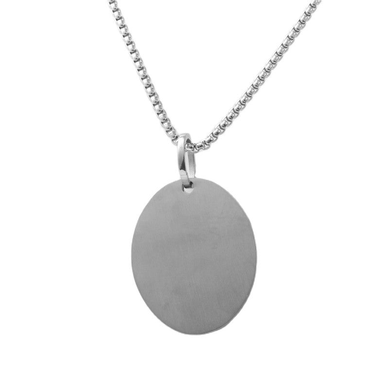 Titanium Steel Tree of Life Pendant Necklace for Men and Women - Retro Trendy Design