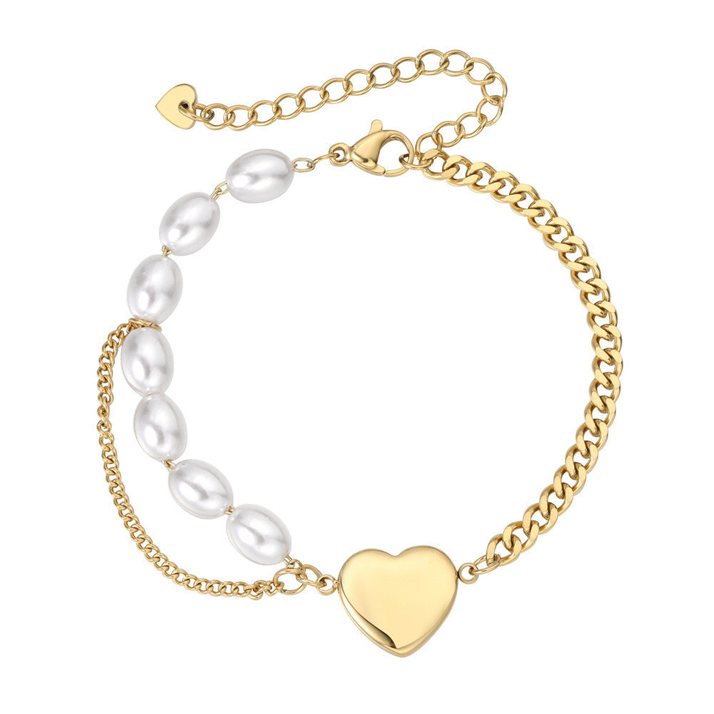 Planderful Pearl Bracelet for Women Everyday Elegant Statement Jewelry With Timeless Chic
