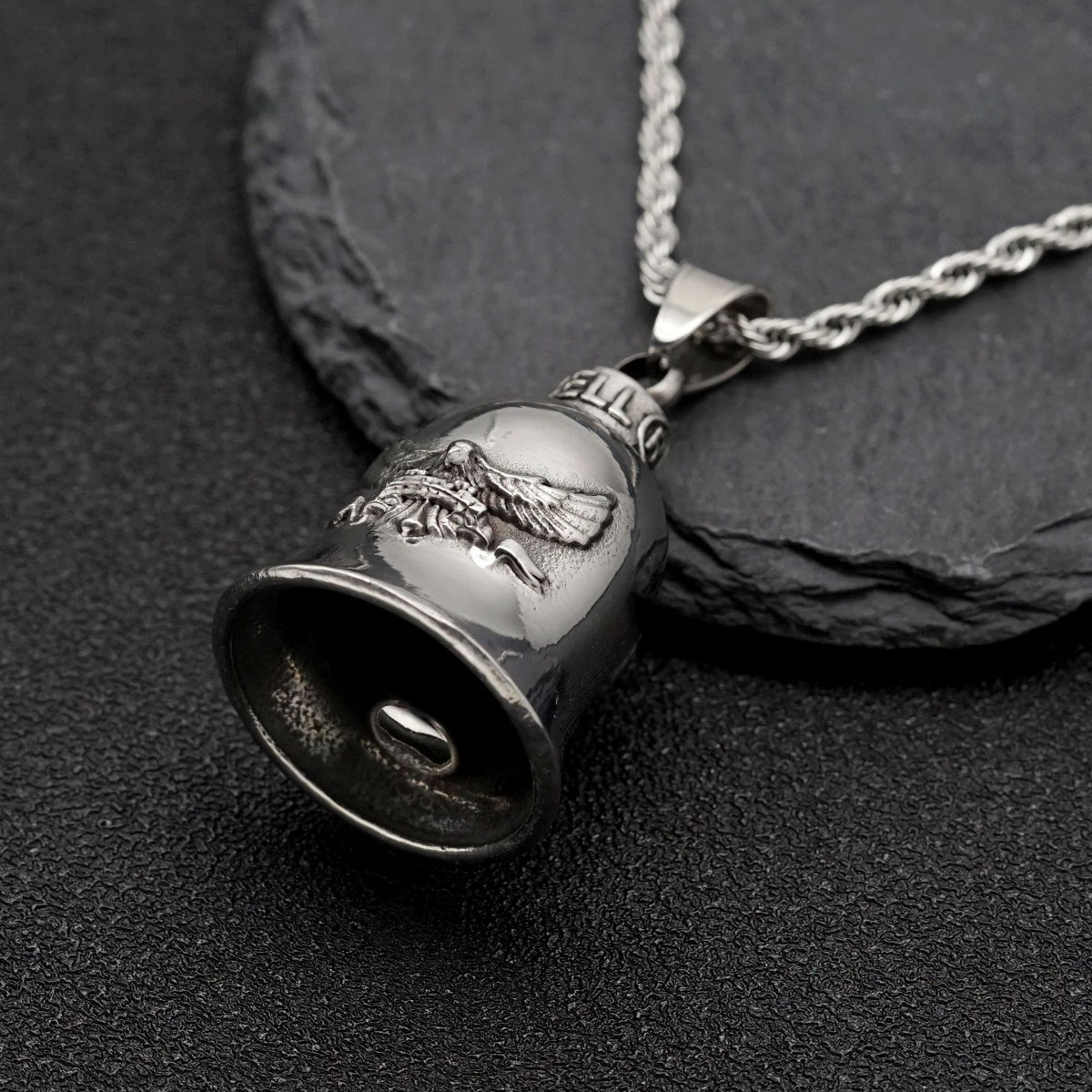 Punk Eagle Stainless Steel Pendant Necklace
