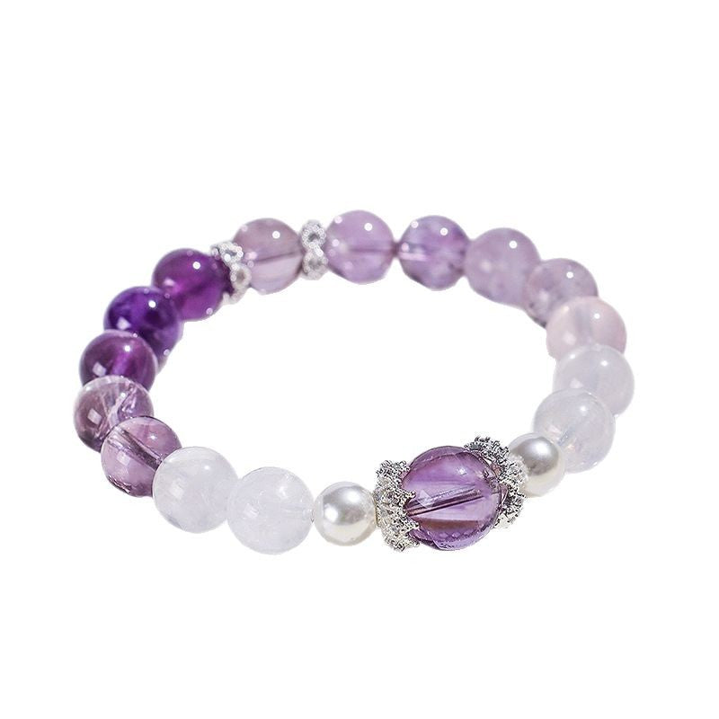 Planderful Fortune's Favor Amethyst Bracelet – Elegant Crystal Design