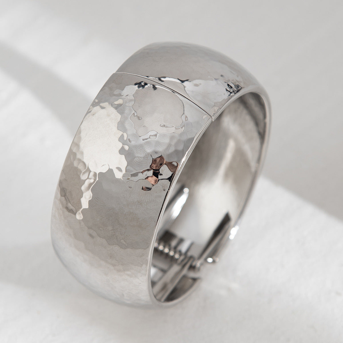 Bracelet Liquid Metal Smooth Spring Bracelet Geometric Wind Texture Wide Bracelet