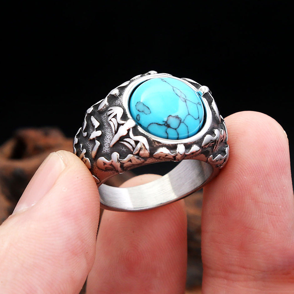 Mens Ring Titanium Steel Personalized Dark Bat Eye Ring For Men Planderful Everyday Genie