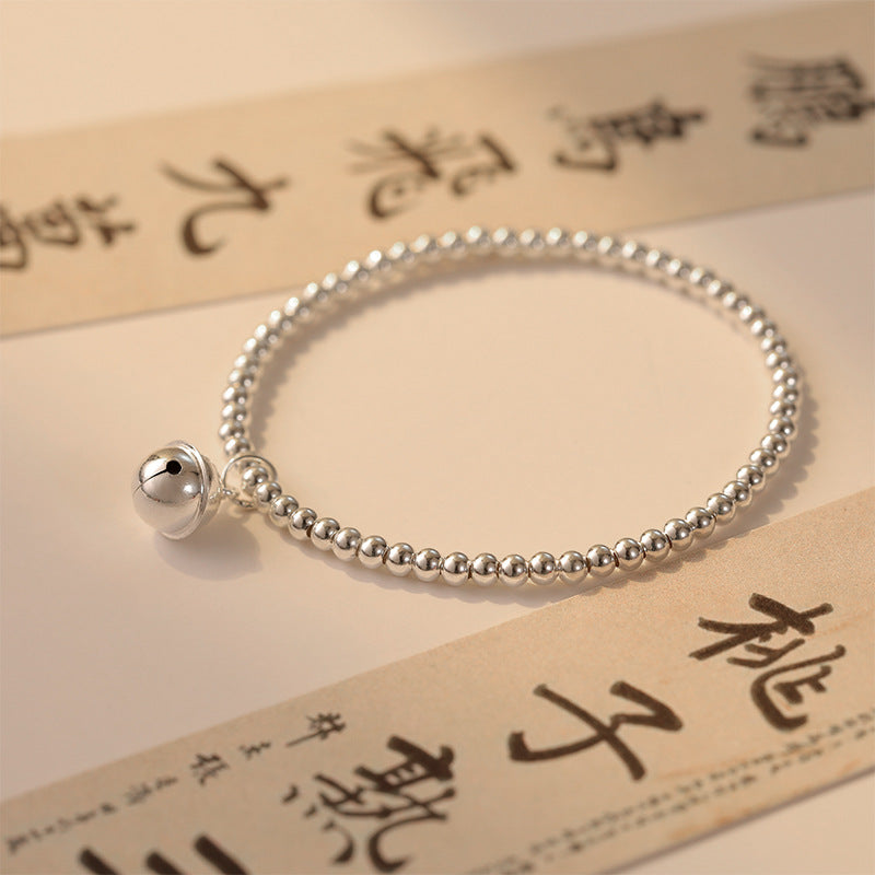 Stylish Sterling Silver Bracelet with Retro Design for Women