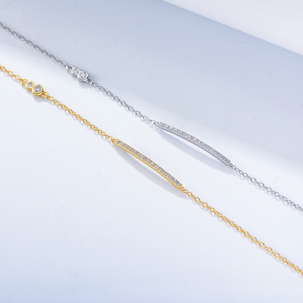 S925 Sterling Silver Bracelet Chain Silver