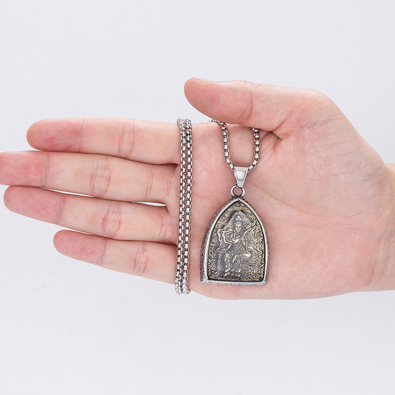 Titanium Steel Necklace – Vintage for Men